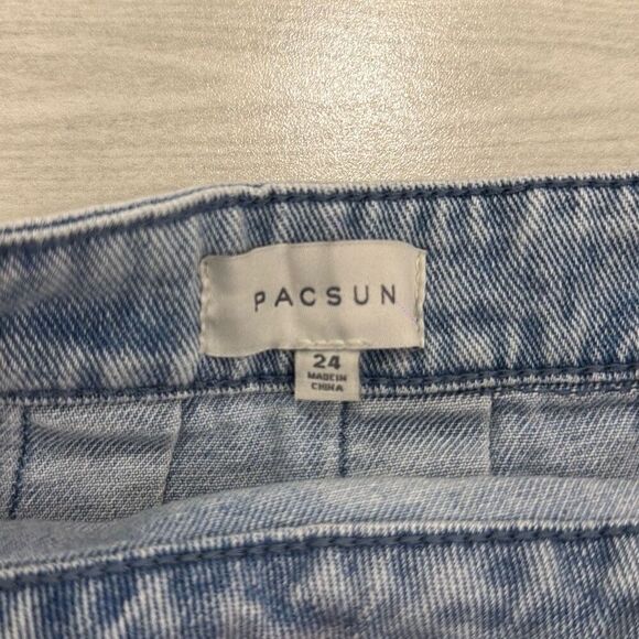 Pacsun is wrap denim skirt size 24 - Picture 2 of 5